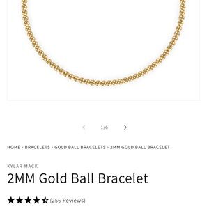 Delicate Gold Beaded Bracelet